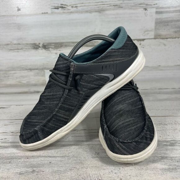 Hey Dude Wally Men's Frontier Lava Stone Slip On Shoes Black Size 9 US - Picture 5 of 8